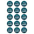 Panthers NRL Edible Icing Cupcake Images